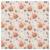 Schattigee Jack-O-Lantern & Ghost Pattern Stof (Swatch)