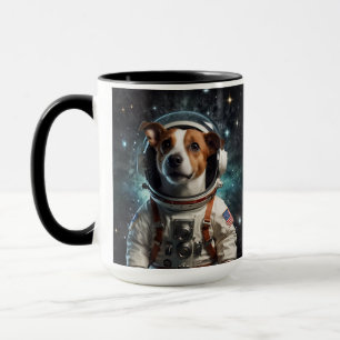 Schattigee Jack Russell Terrier-astronaut Mok