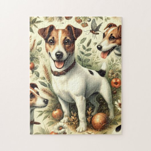 Schattigee Jack Russell Terrier Legpuzzel (Verticaal)