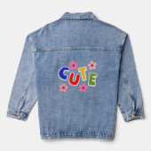 Schattigee jekker denim jacket (Achterkant)