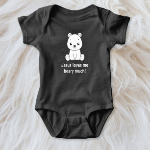 Schattigee Jezus houdt van mij Beary veel Christel Romper