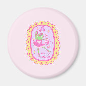 Schattigee Jolly Frog - Waardig en Genoeg Magneet (Voorkant)