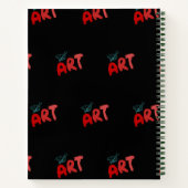 Schattigee Jongens Aangepaste Robot Kleuren Schets Notitieboek (Achterkant)