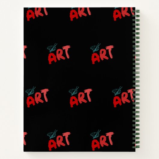 Schattigee Jongens Aangepaste Robot Kleuren Schets Notitieboek (Achterkant)