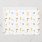 Schattigee Jongens Fotofeest Zoals Dinosaurus 1e V Kaart (Achterkant)