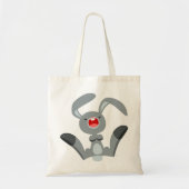 Schattigee Joyful Cartoon Konijnentas Tote Bag (Voorkant)