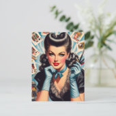 Schattigee Kaarten Pin Up (Staand voorkant)
