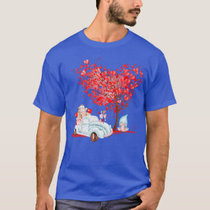 Schattigee kabouters Valentijnsdag Truck Love Hear T-shirt