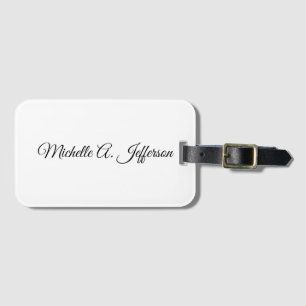 Schattigee kalligrafie Creative Trendy Custom Name Bagagelabel