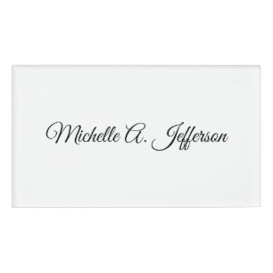 Schattigee kalligrafie Creative Trendy Custom Name Naambadge