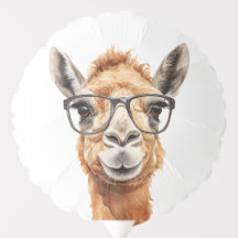 Schattigee kameel met bril