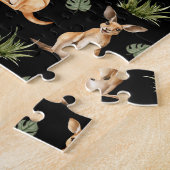 Schattigee Kangoeroe Print Dierenvrienden Wallaby Legpuzzel (Zijkant)