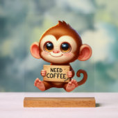 Schattigee kantoor heeft koffiemaap nodig acryl bord (Neutraal)