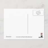 Schattigee kapperszaak Dank u briefkaart (Achterkant)