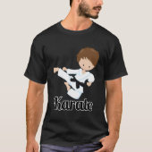 Schattigee Karate Boy Martial Arts Gift T-shirt (Voorkant)