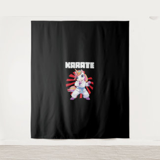 Schattigee Karate Eenhoorn MMA Tanktop Wandkleed