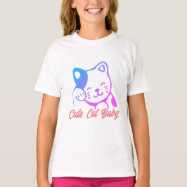 Schattigee kat Baby T-shirt