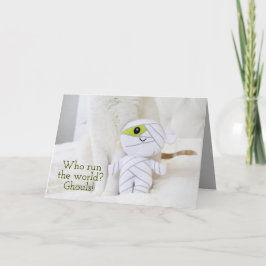 Schattigee kat die de wereld bestuurt? Ghouls! Hal Kaart