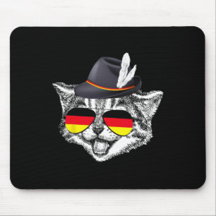 Schattigee kat Duitse vlag Pride Duitsland Festiva Muismat