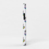 Schattigee kat eenhoorn regenboog Case-Mate iPhone case (Achterkant/rechts)