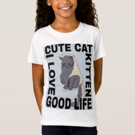 Schattigee kat goed leven t-shirt
