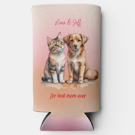 Schattigee Kat & Hond Waterverf (Voorkant)