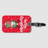Schattigee kat kerst kous stuffers Galore Bagagelabel (Voorkant (horizontaal))