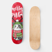 Schattigee kat kerst kous stuffers Galore Skateboard (Voorkant)