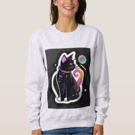 Schattigee Kat Kerst Shirt, Kat Mam Kerst Trui
