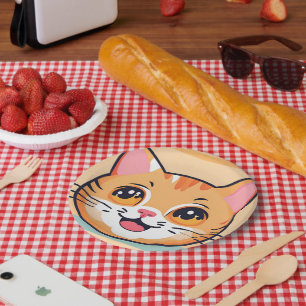 Schattigee kat Kitten huisdieren Verjaardagsfeest  Papieren Bordje