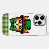 Schattigee kat/kitten Saint Patrick's Day iPhone Hoesje (Achterkant horizontaal)