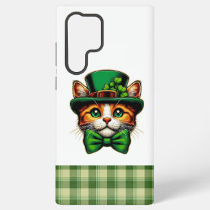 Schattigee kat/kitten Saint Patrick's Day Samsung Galaxy Hoesje