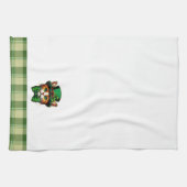 Schattigee kat/kitten Saint Patrick's Day Theedoek (Horizontaal)