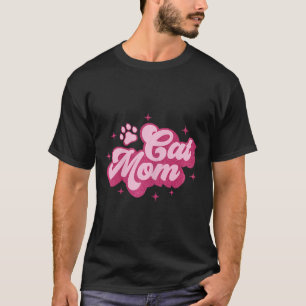 Schattigee Kat Mam Kat Mama Kat Kitten Kat Mam T-shirt