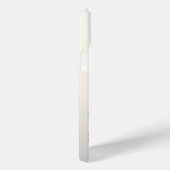 Schattigee kat met bloemenknipsel Case-Mate iPhone case (Achterkant / Rechts)