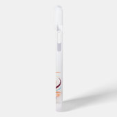 Schattigee kat met bloemenknipsel Case-Mate iPhone case (Achterkant / Links)