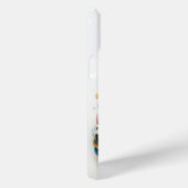 Schattigee kat met bloemenknipsel Case-Mate iPhone case (Achterkant / Rechts)