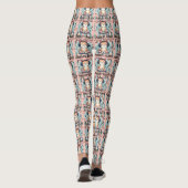 Schattigee kat met hoofdtelefoon Kawaii Music Love Leggings (Achterkant)