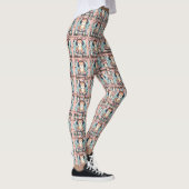 Schattigee kat met hoofdtelefoon Kawaii Music Love Leggings (Rechts)