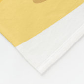 Schattigee kat met levendige kleuren Design Fleece (Hoek)