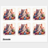 Schattigee kat  sticker (Vel)