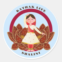 Schattigee Kathak Dance Sticker