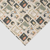 Schattigee katten decoupage tissuepapier (Detail)