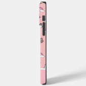 Schattigee katten en regenboogmonogram Case-Mate iPhone case (Achterkant / Links)