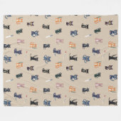 Schattigee Katten & Messen Fleece Deken (Voorkant (Horizontaal))
