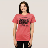 Schattigee katten voor Trump Tri-Blend Shirt (Voorkant volledig)