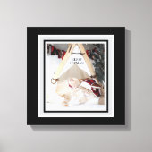 Schattigee Katten Vrolijk Kerstdoek Canvas Afdruk (Voorkant)