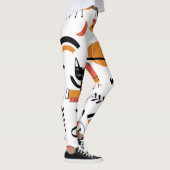 Schattigee kattenastronauten: Kinder  ontwerp. Leggings (Rechts)