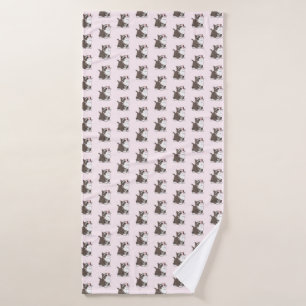 Schattigee kattenbadhanddoek badhanddoek