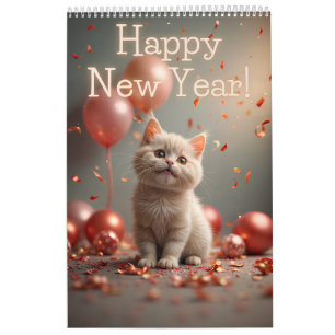 Schattigee kattenkalender voor 2025 kalender